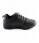 Walking Unisex Lace-Up Hook and Loop Fastener Running Walking Shoes Sneakers (Toddler/Little Kid/Big Kid) - Black - CV188T332...