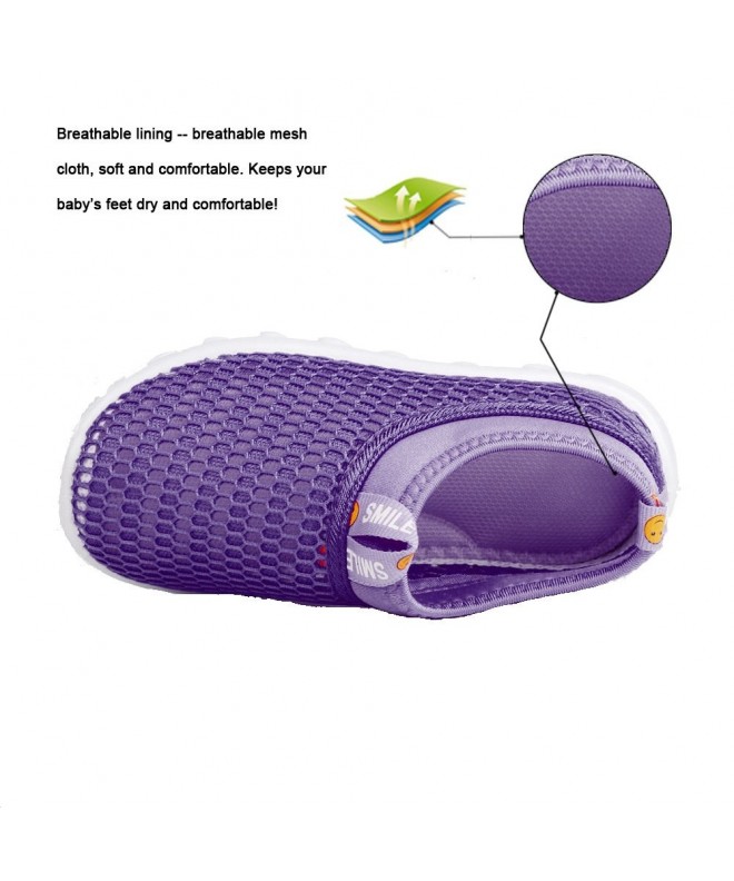 Walking Kids Casual Shoes Breathable Slip-On Sneakers for Walking Running Toddler/Little Kid/Big Kid-SK1106-N.Purple-27 - C51...