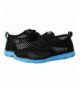 Water Shoes Kid's Slip-on Quick Dry Water Shoes (Toddler/Little Kid/Big Kid) - Black/Blue(elastic) - C5182ASY8Q5 $48.42