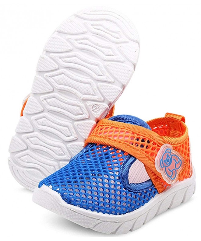 Water Shoes Baby's Boy's Girl's Water Shoes Lightweight Breathable Mesh Running Sneakers Sandals - Blue - C918DAN759Q $28.36