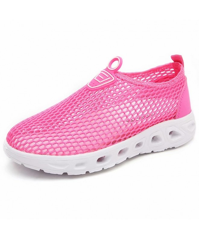 Water Shoes Boys Girls Quick Dry Water Shoes Lightweight Slip-on Sneakers for Beach Walking Running - Hot Pink - CA18028Z72Q ...