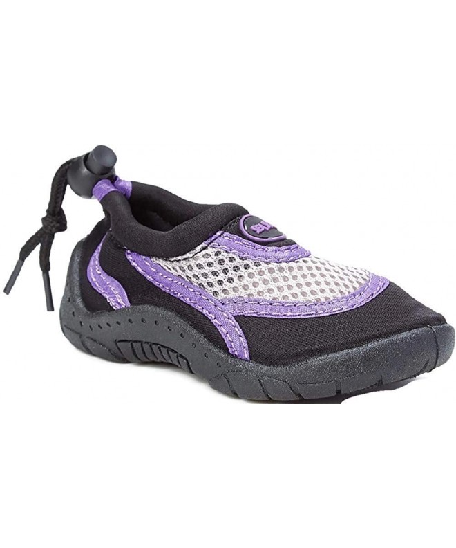 Water Shoes Childrens Kids Unisex Water Shoes - Black/Gray/Purple Blue - CK12JJOY2E9 $25.06