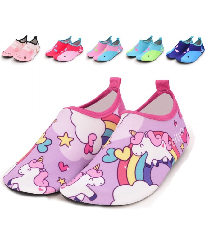 Water Shoes Toddler Barefoot Non Slip Surfing - B-unicorn - CH18NKI3X50 $22.25