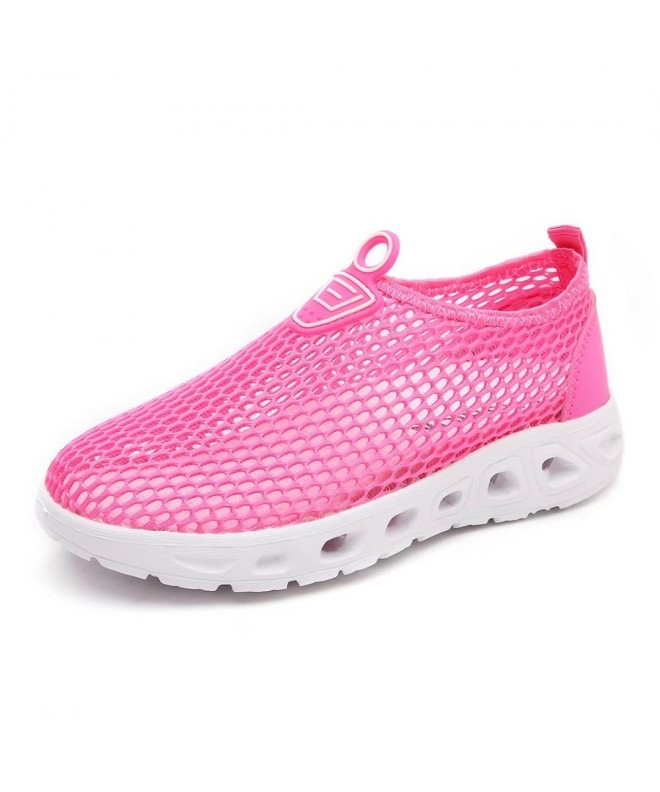 Water Shoes Girls Slip On Quick Drying Lightwegiht Mesh Breathable Water Shoes(Toddler/Little Kid/Big Kid) - Pink - CY180285T...