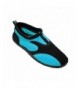 Water Shoes Kid's Aqua Fire Rubber Water Shoe - Black/Yellow - C3123MMLF21 $19.36