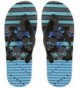 Water Shoes Boys' Antimicrobial Shower & Water Sandals for Pool - Beach Camp and Gym - Road Warrior Group - Stripes & Skulls ...