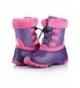 Boots Boy's and Girl's Waterproof Winter Snow Boots - Nfwba03 - Purplefuchsia - CY18EWA2KY3 $46.39