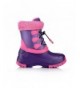 Boots Boy's and Girl's Waterproof Winter Snow Boots - Nfwba03 - Purplefuchsia - CY18EWA2KY3 $46.39