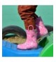Boots Toddler Boys Girls Printed Light Up Rain Boots - Unicorn Pink - C418M03Q0CW $43.05