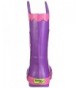 Boots Girls Waterproof Printed Rain Boot with Easy Pull on Handles - Betty Butterfly - CC18C42X0ZE $55.20