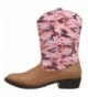 Boots Ranch Unisex Pull On Western Cowboy Fashion Comfort Boot (Little Kid/Big Kid) - Tan/Pink Camouflage - C511WTW3Q2X $66.54