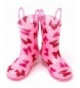 Boots Toddler Kids Light Up Rain Boots - Pink Bowknot - CN18HOE3T2T $42.22