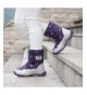 Boots Boy's Girl's Outdoor Waterproof Cold Weather Snow Boots(Toddler/Little Kid/Big Kid) - Purple - CS128EOZ2DP $51.56