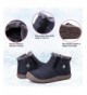 Boots Kids Waterproof Snow Boots Winter Anti-Slip Fur Lined Warm Shoes Outdoor - Blue - CU18HOY43AD $44.73
