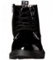 Boots Maxu Fashion Girls Boys PU Waterproof Child Martin Boots - Black - CW1227XGLKH $37.83
