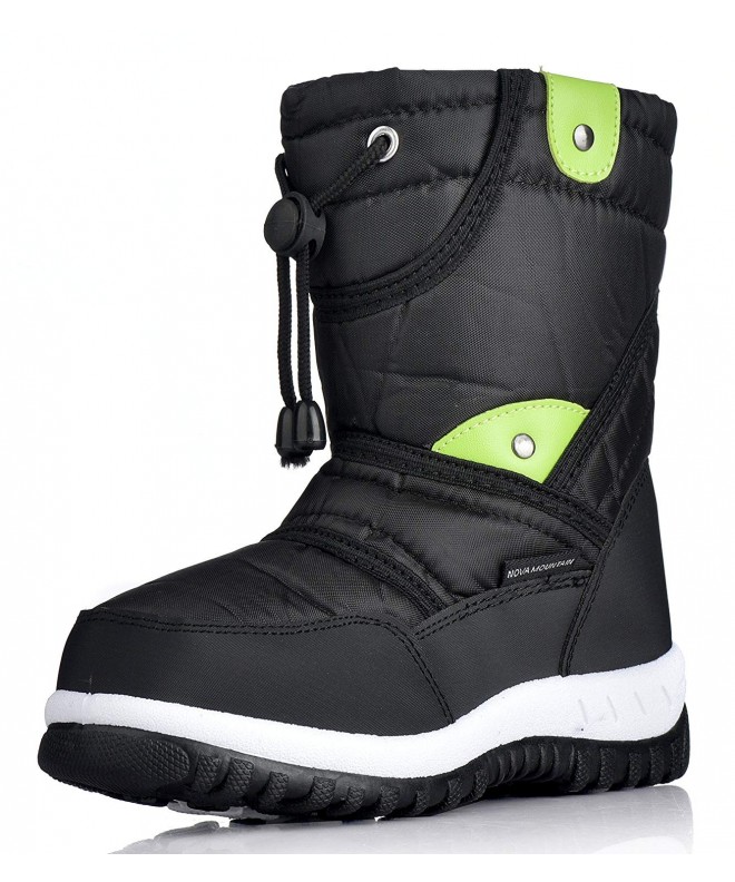 Boots Toddler Boy's and Girl's Winter Snow Boots - Nfwbn712 - Black - CJ18EXLX7ZE $42.24