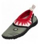 Water Shoes Toddler Slip-On Water Shoes for Boys & Girls Children's Aqua Socks Shark Style - Red - CG12DU0DACH $23.48