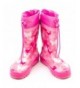 Boots Toddler Kids Rubber Rain Boots - Butterfly Colorful - CK18GZCAQOY $36.66