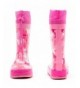 Boots Toddler Kids Rubber Rain Boots - Butterfly Colorful - CP18GZC5NN6 $37.24