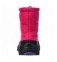 Boots Kids Waterproof Winter Snow Boots Outdoor Warm Ankle Shoes - Hot Pink - C518IRRWOI2 $36.37