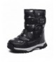 Boots Kids Girls Boys Winter Snow Boots Resistant Warm Antislip Outdoor Shoes(Toddler/Little Kid/Big Kid) - Black10999 - C418...