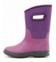 Boots Kids Toddler Neoprene Mud Rain Boots Blue/Pink/Purple - Purple - CY18GNKOY8Z $55.93