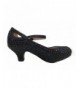 Boots Girls Rhinestone Platform Peagent Dress Shoes (Toddler/Little Kid/Big Kid) - Black Crystal - C518L6KHUWI $47.32