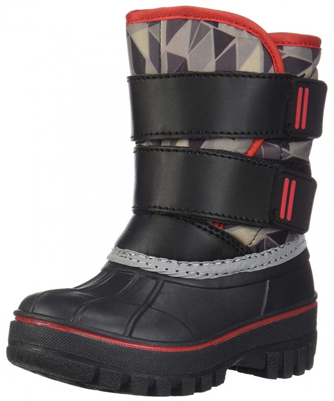 Boots Toddler Waterproof Anti Skid - Black - CE18I0O6LL7 $40.28