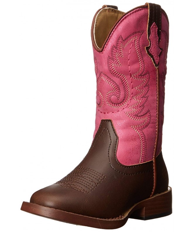 Boots Texsis Square Toe Cowgirl Boot (Toddler/Little Kid) - Pink - CY11Q7V4YE1 $78.53