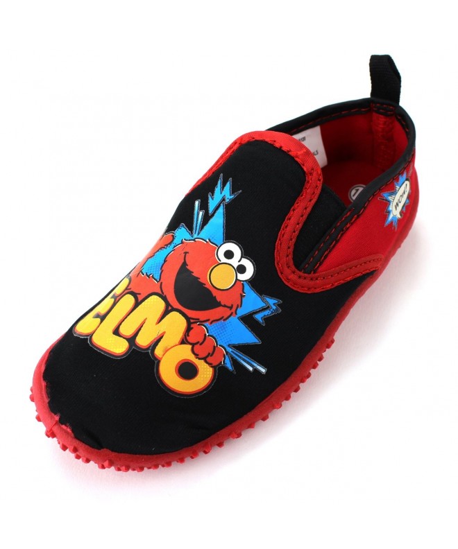 Water Shoes Boys' Elmo Aqua Socks Water Shoes - Red/Black - CQ11V7J7ZSP $26.27