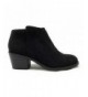 Boots Energyiis Stone Short Ankle Booties For Little Girl's/Children/Kids - Black/Black Imsu - CC18I7TT3SH $52.77