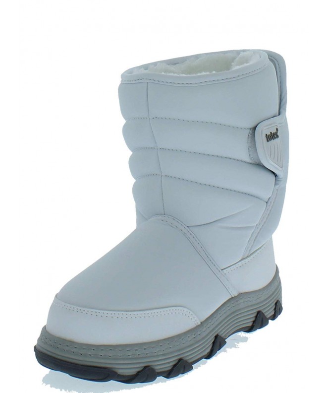 Boots Kids Vana Waterproof Snow Boots for Boys and Girls - White - CJ18HWQCZHK $41.05