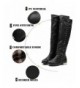 Boots Girl's Waterproof Side Zipper Knee High Riding Boots (Toddler/Little Kid/Big Kid) - Black - CA12NH6U2DR $59.86