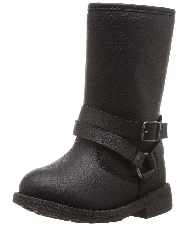 Boots Kids Girl's Cicily Black Riding Boot Fashion - Black - CT189OM7L78 $44.76