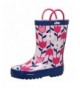 Boots Natural Rubber Rain Boots Toddler Boys Girls Kids - Tulip Flower With Handles - CI184AGS3LC $38.19