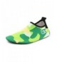 Water Shoes Kids Water Sports Shoes Barefoot Aqua Socks for Swimming Pool Beach Run - Green Mix - CF18CWAOAQN $23.80