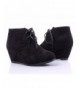 Boots Sally 5K Fashion Suede - Black - C8124X8E1QF $52.40