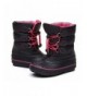 Boots Boys Girls Toddler/Little Kids Warm Fur Lining Waterproof Frosty Winter Snow Boot Red - Red - C518KAR5O59 $26.96