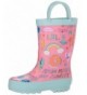 Boots Kids Rainboot Rain Boot - Print - C91809GWYEO $45.36