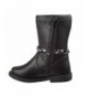 Boots Laura Ashely Girls Woven Calf Length Riding Boot (Toddler - Little Kid) - Black Rope - CZ18H6L2ADO $37.05