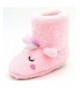 Boots Little Girls Unicorn Warm Fur Lining Boots Indoor Slippers Winter Slip-On Cute Toddler Kids - Pink - C318KM5IEGA $22.82