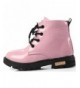 Boots Boy's Girl's Waterproof Lace-Up Boots(Baby boy/Baby Girl/Toddler/Little Kid/Big Kid) - Pink(plush) - CA1864CC6N9 $37.16