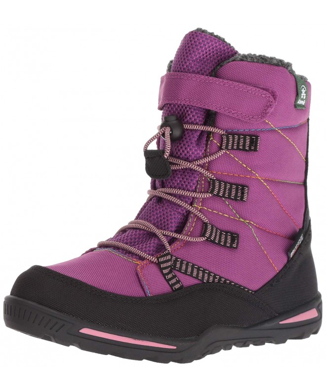 Boots Girls' JACE Snow Boot - Grape 3 Medium US Little Kid - CH189R68N8Q $89.06