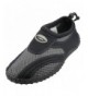 Water Shoes Kids' Mesh Quick Dry Drawstring Non-Slip Water Shoe (Little Kid/Big Kid) - Black/Grey - C318C70A050 $28.45