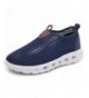 Water Shoes Boys Girls Quick Dry Water Shoes Lightweight Slip-on Sneakers for Beach Walking Running - Blue - CM18E8LOH7K $28.09