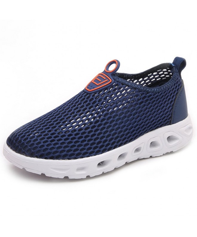 Water Shoes Boys Girls Quick Dry Water Shoes Lightweight Slip-on Sneakers for Beach Walking Running - Blue - CM18E8LOH7K $33.33