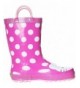 Boots Kids' Hello Kitty Waterproof Character Rain Boots with Easy on Handles - Hello Kitty Cutie - CS11CYOCAY5 $57.01