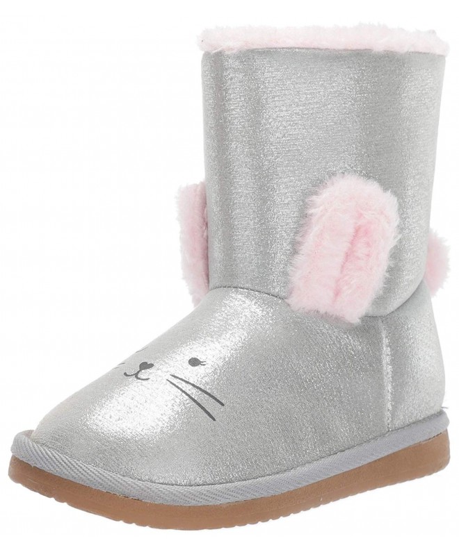 Boots Kids' Caret's Girl's Eleni2 Silver Novelty Boot Fashion - Silver - CZ189OLHDK2 $45.34