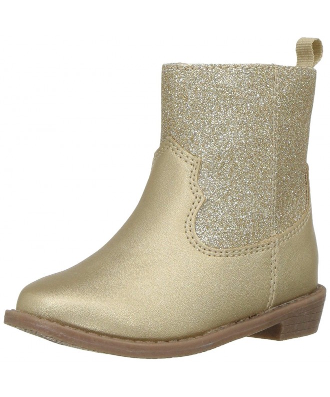 Boots Kids Girl's Dawn4 Gold Western Boot - Gold - CQ189OL3GW7 $38.29