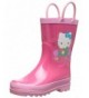 Boots Kids Girls' Hello Kitty Character Printed Waterproof Easy-On Rubber Rain Boots (Toddler/Little Kids) - CF11URABYE5 $39.35